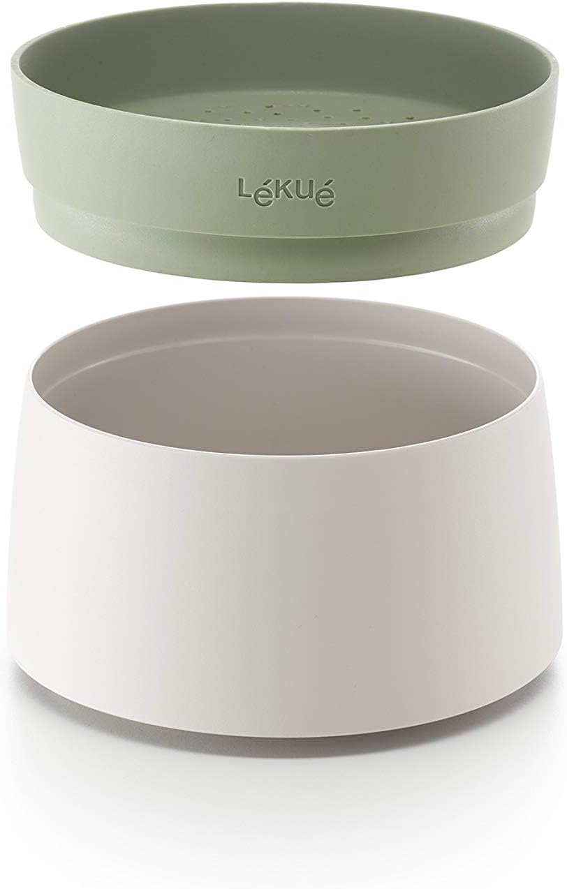 Lékué Quinoa und Reis Kocher, 1 Liter, Weiß