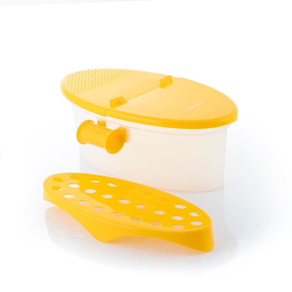 Mikrowellen-Nudelkocher 4-in-1 mit Zubehör und Rezepten für Zuhause