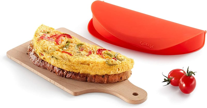 Lékué Omelette-Garer 0,4 l in Rot