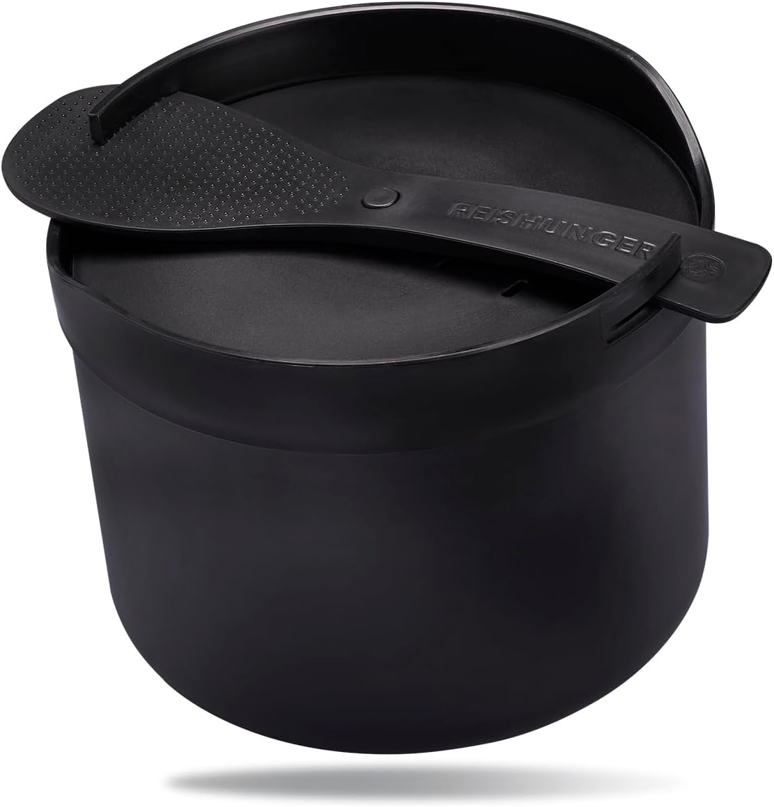 Reiskocher für perfekt gegarten Reis in 12 Minuten, 1,7 l - Schwarz