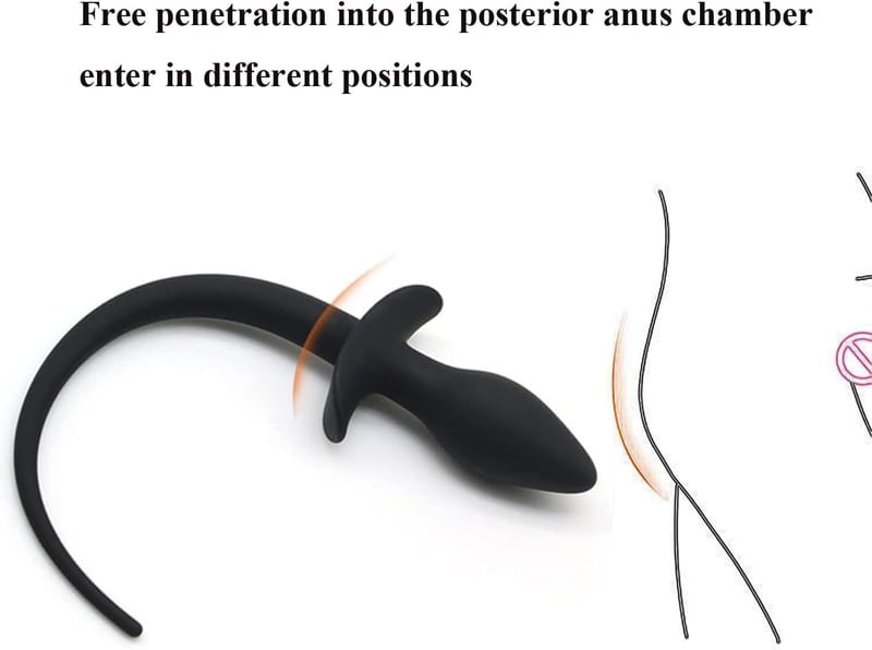 Analplug mit Hundeschwanz für Cosplay und Prostatamassage