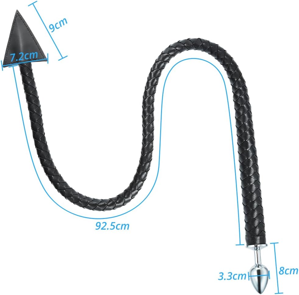 Teufelsschwanz Analplug 108 cm für Paare – Extralanges SM-Spielzeug
