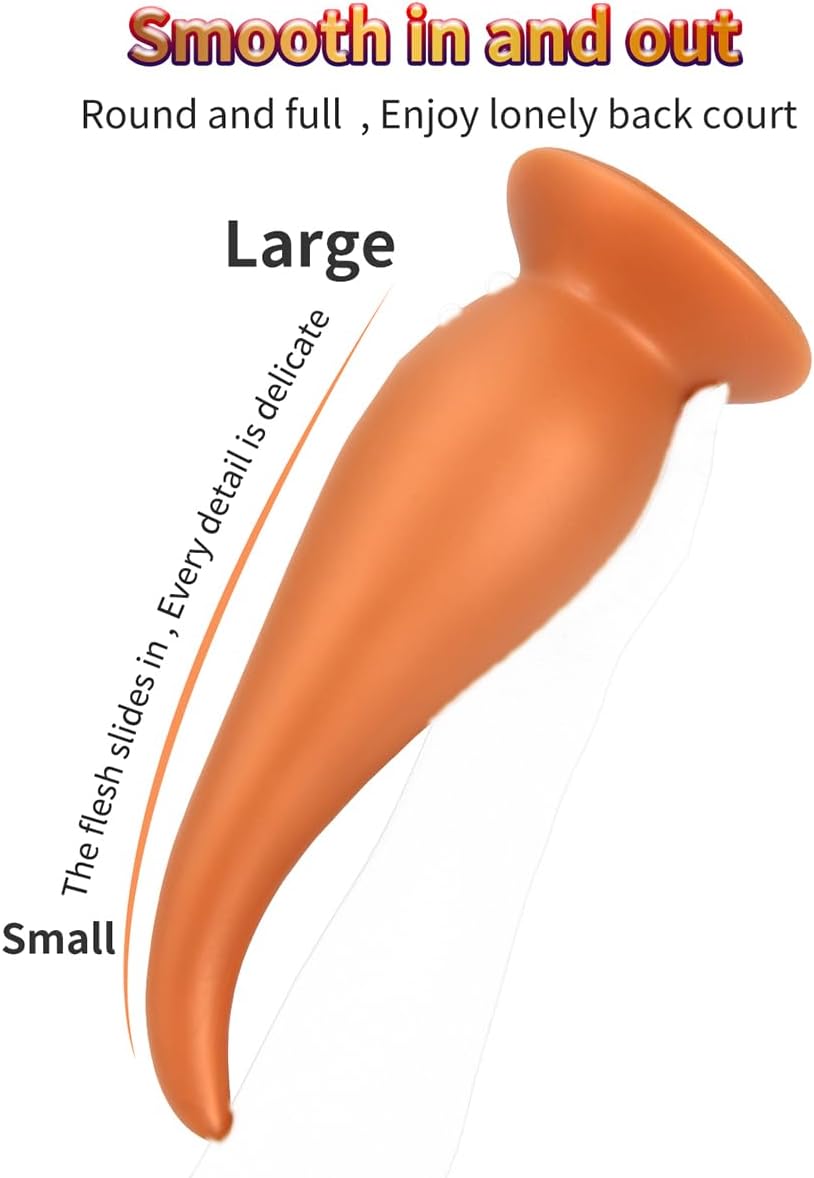 Realistischer XXL Dildo mit Saugnäpfen – Silikon Analplug für Paare