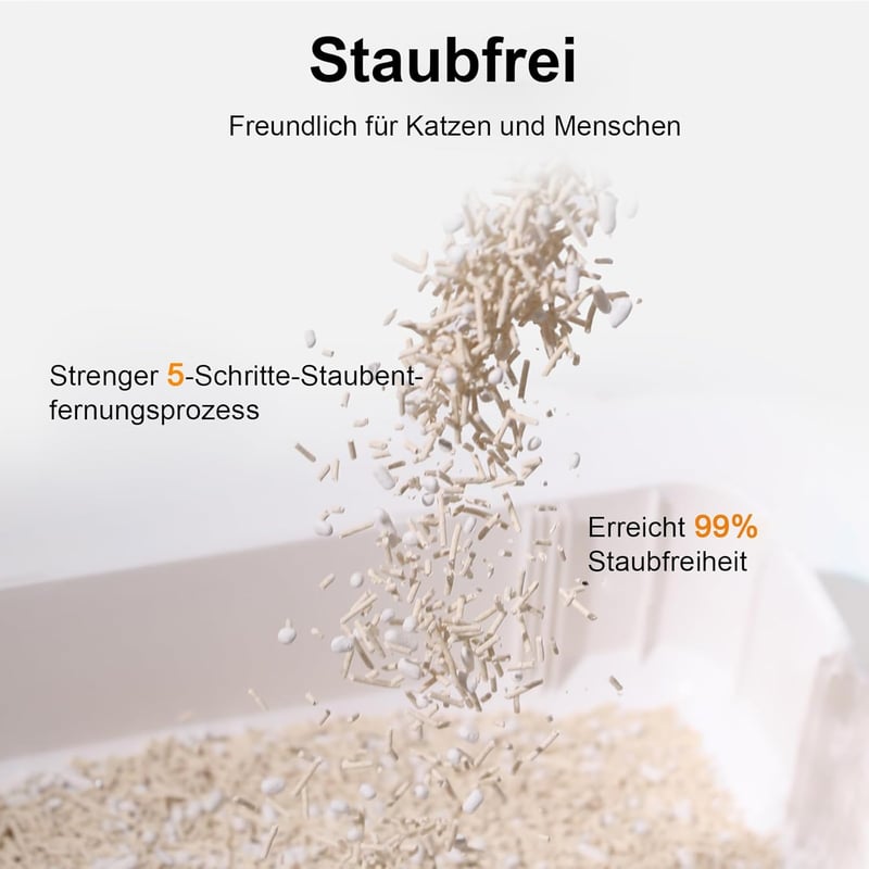 FUKUMARU Tofu Katzenstreu 10,8 kg – schnell klumpend, staubfrei, geruchskontrollierend