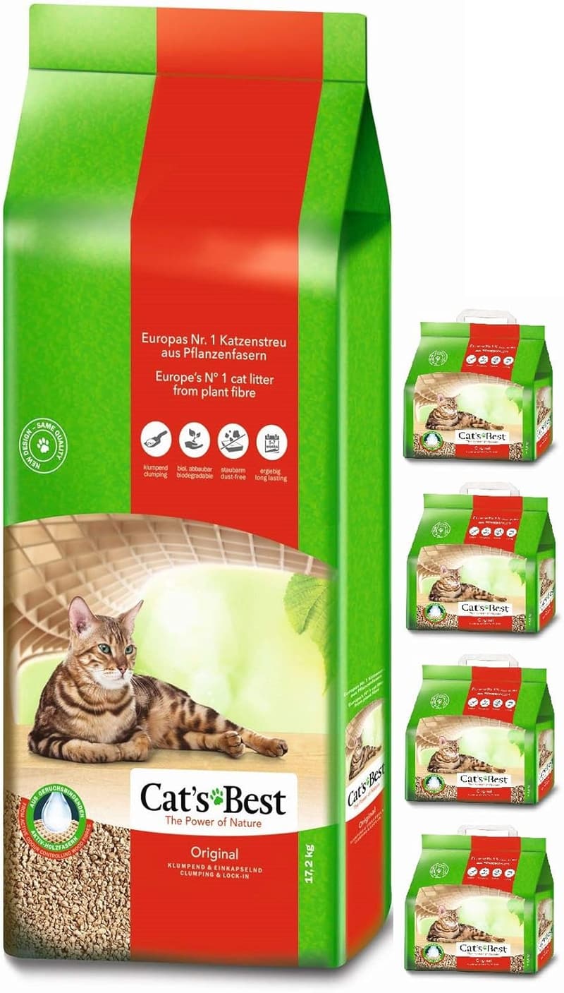 Cat's Best Öko Plus Katzenstreu 60l