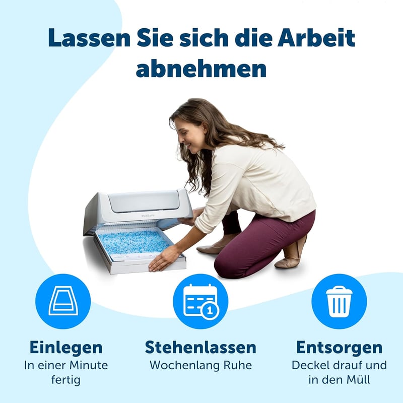PetSafe ScoopFree Ersatzschale mit Silikat für selbstreinigende Katzentoilette
