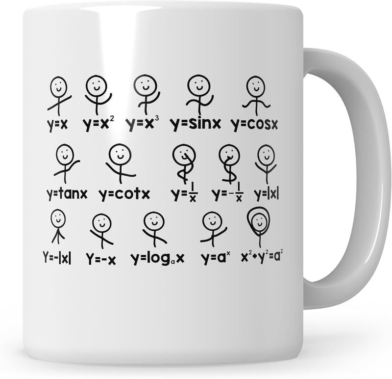 Lustige Physik-Tasse für Mathematiker und Mathelehrer als Geschenk