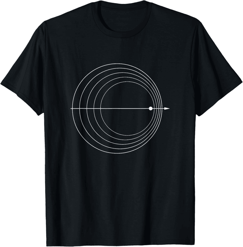 Doppler Effekt T-Shirt für Nerds - Unisex - Schwarz - Kurzarm