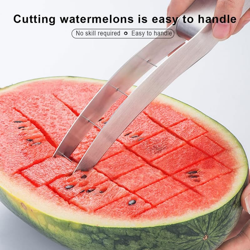 Kreativer Wassermelonen-Schneider aus Edelstahl für die Küche
