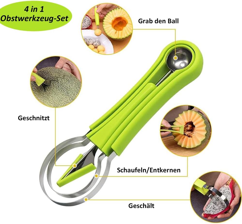 Edelstahl Wassermelonen Schneider für DIY-Obstsalate im Sommer