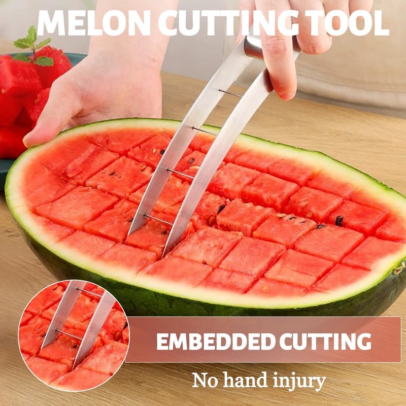 Edelstahl Melonenschneider für Obstsalate und Fruchtteller