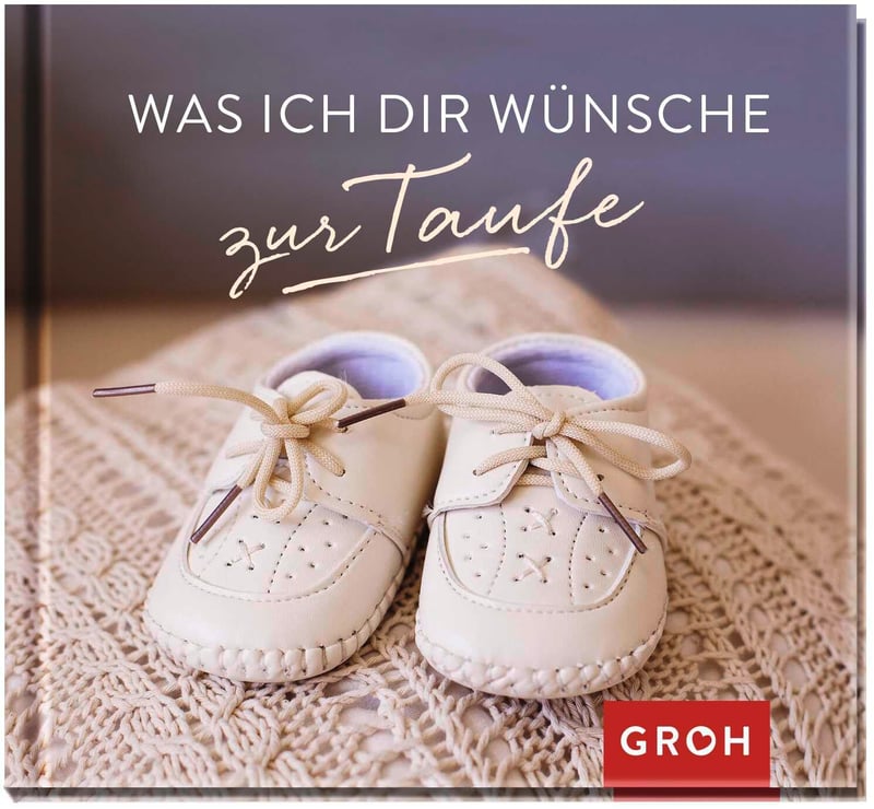 Geschenkbuch zur Taufe mit liebevollen Aphorismen und Bildern