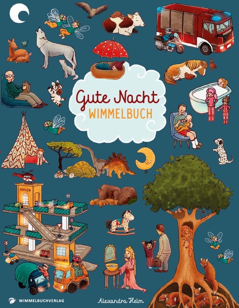 Gute Nacht Wimmelbuch: Bildergeschichten für Kinder ab 2 Έτη