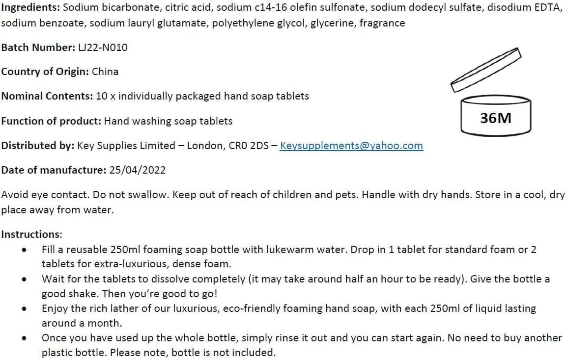 Aloe Vera Handseifentabletten, 20 Stück