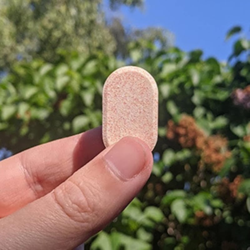 Schaumseifen-Nachfülltabletten mit Kokosnuss- und Orangenduft, 10 Stück