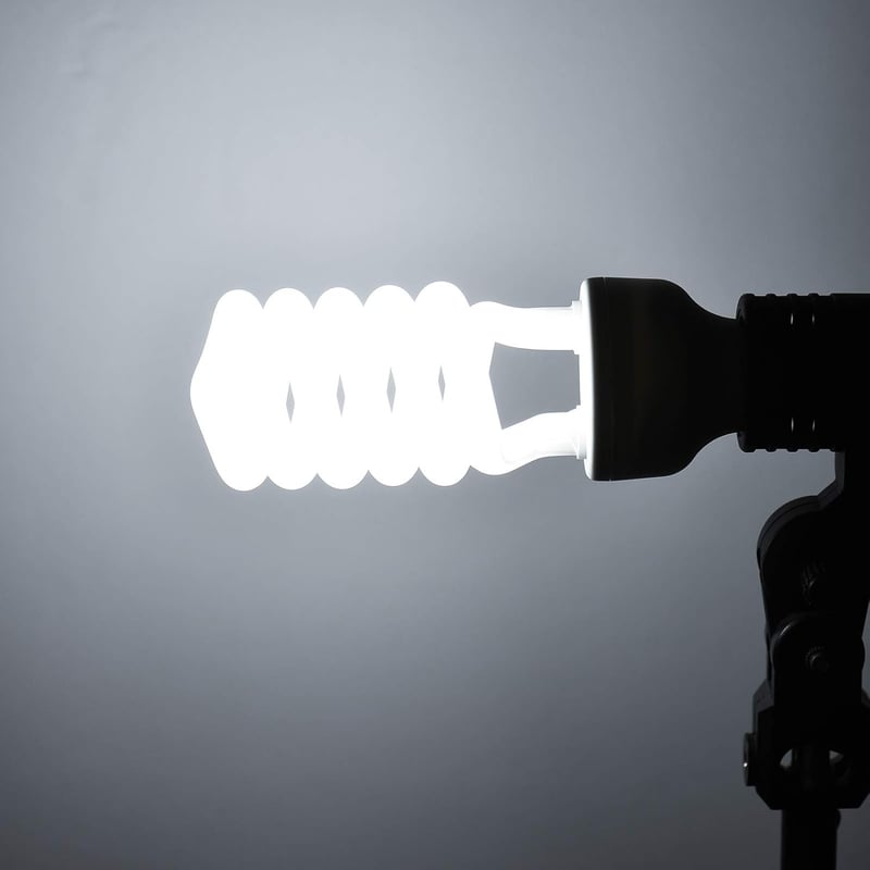 Andoer 2er Set 45W Fotolampe E27 für Studiobeleuchtung, 5500K