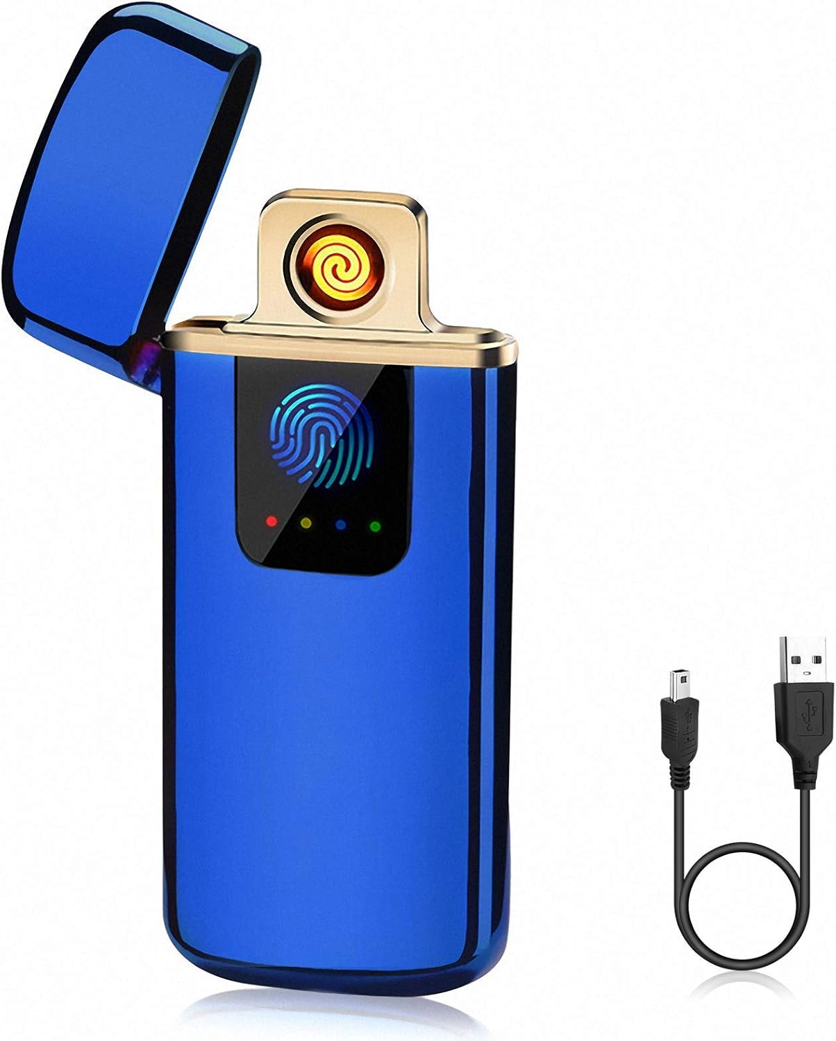 Elektrisches Plasma Feuerzeug für Papa – USB aufladbar und winddicht
