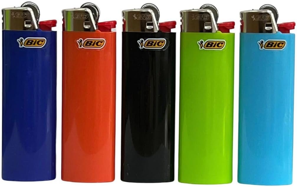 Classic Maxi BIC Feuerzeuge, groß, 5er-Set für Zigaretten
