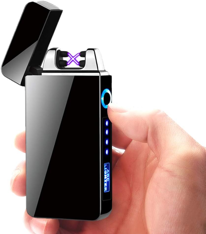USB LED Plasma Feuerzeug für Männer und Frauen – Touchscreen, winddicht