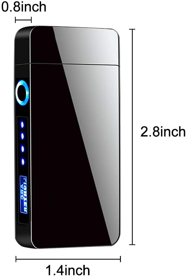 USB LED Plasma Feuerzeug für Männer und Frauen – Touchscreen, winddicht