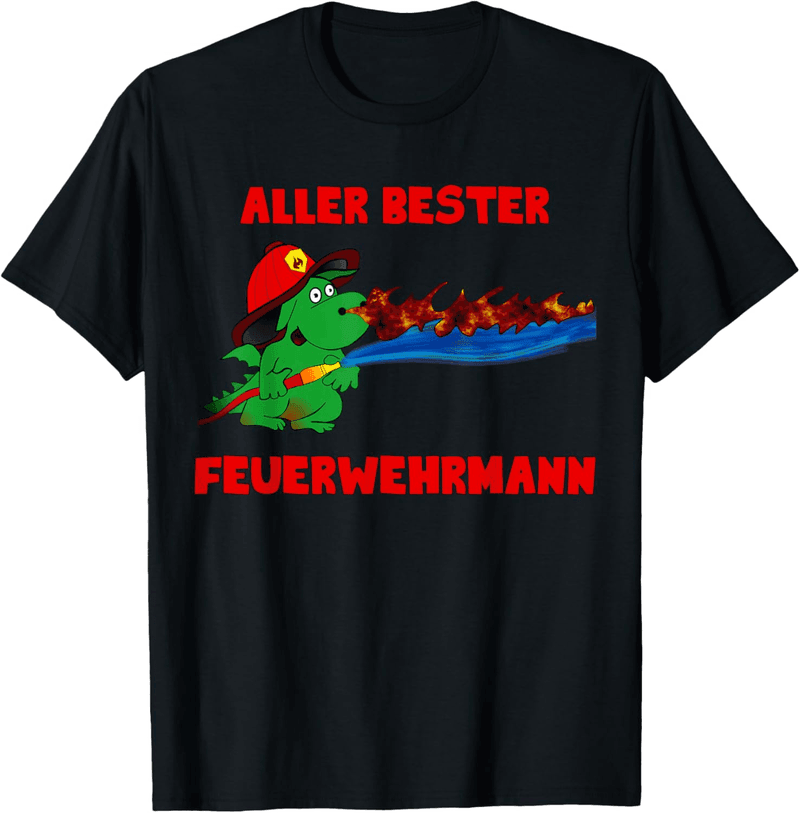 T-Shirt für Feuerwehrmänner mit coolem Design