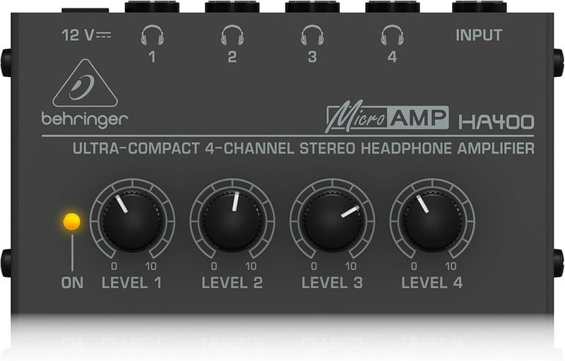 Behringer HA400 4-Kanal Stereo Kopfhörerverstärker