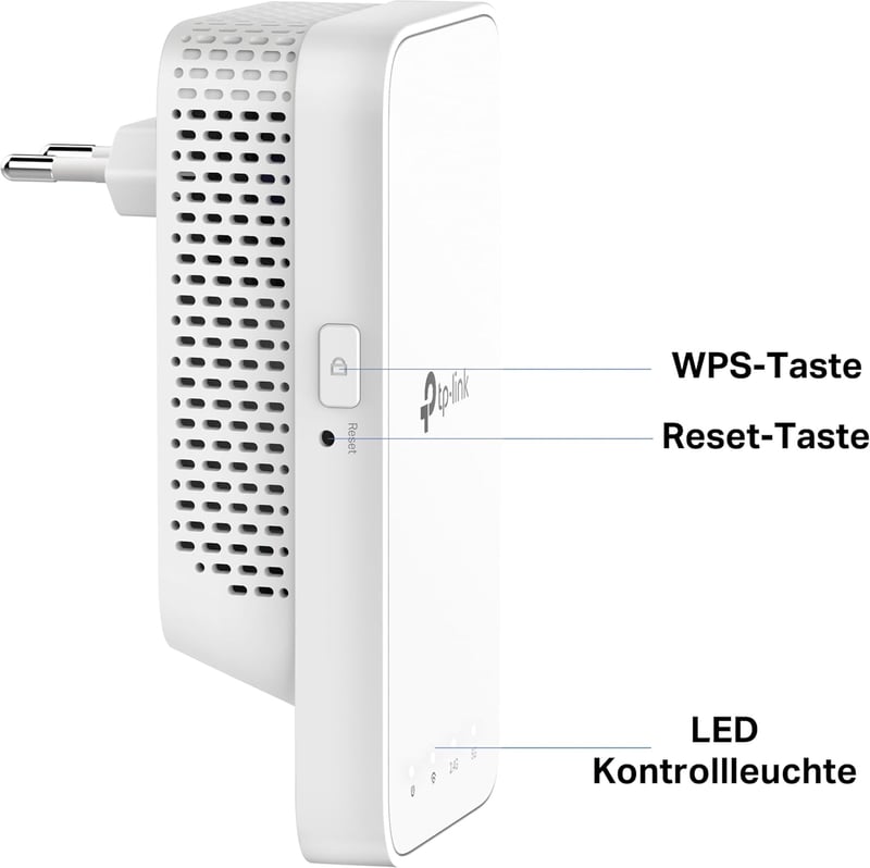 TP-Link RE230 WLAN Verstärker AC750 mit App-Steuerung, weiß