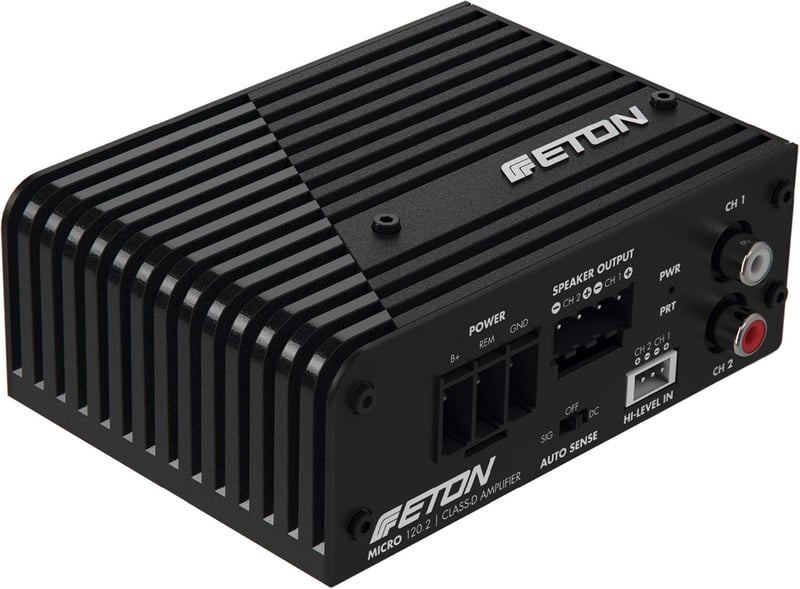 ETON MICRO 120.2: Kompakte 2-Kanal Class-D Endstufe für Reisemobile