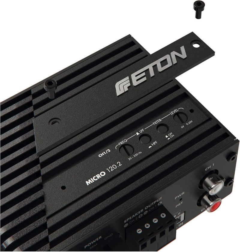 ETON MICRO 120.2: Kompakte 2-Kanal Class-D Endstufe für Reisemobile