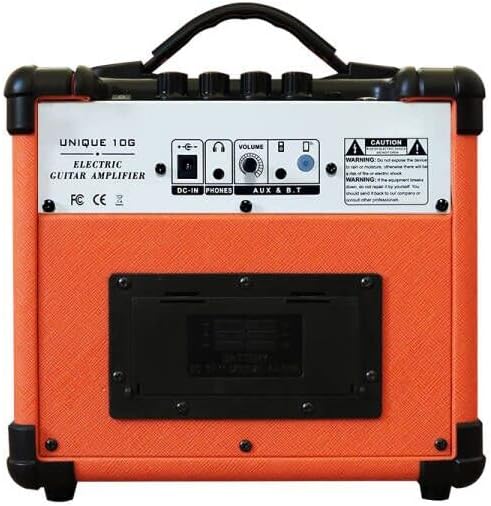 Tragbarer 10W Bluetooth-Gitarrenverstärker mit Gain/Bass/Treble-Regler