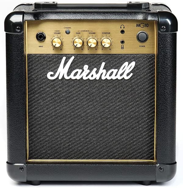 Marshall MG10G E-Gitarren Übungsverstärker in Schwarz und Gold