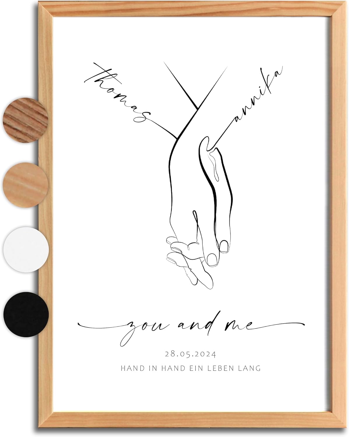 Personalisierte Hochzeitsposter 