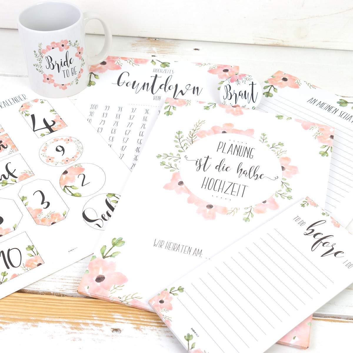Braut Countdown Kalender – Verlobungsgeschenk für die beste Freundin