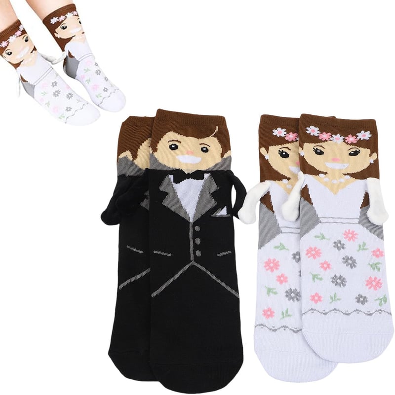 Magnetische Socken für Paare – Lustige Hochzeitsgeschenke