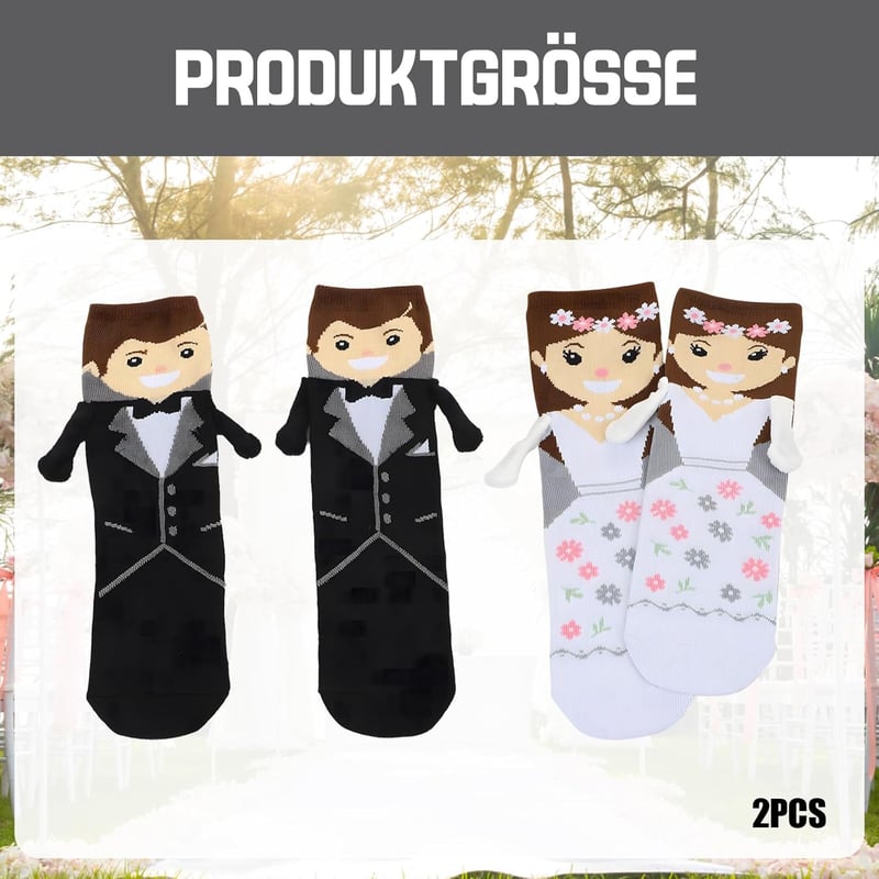 Magnetische Socken für Paare – Lustige Hochzeitsgeschenke