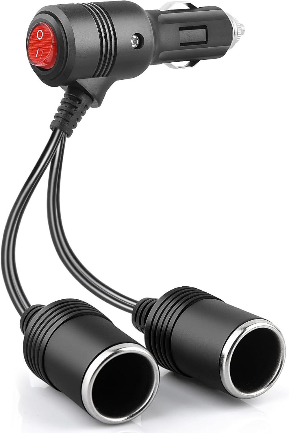 Zigarettenanzünder-Adapter für Auto und Motorrad, 12V/24V, 1-2 Ausgänge
