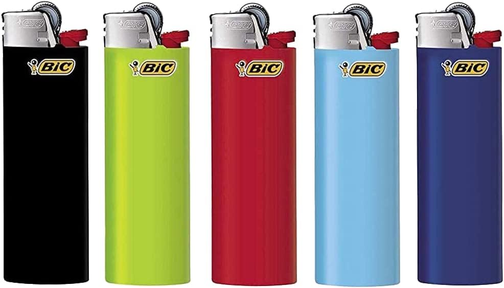 BIC Maxi Reibrad Feuerzeuge mit Gummibären (5er Set)