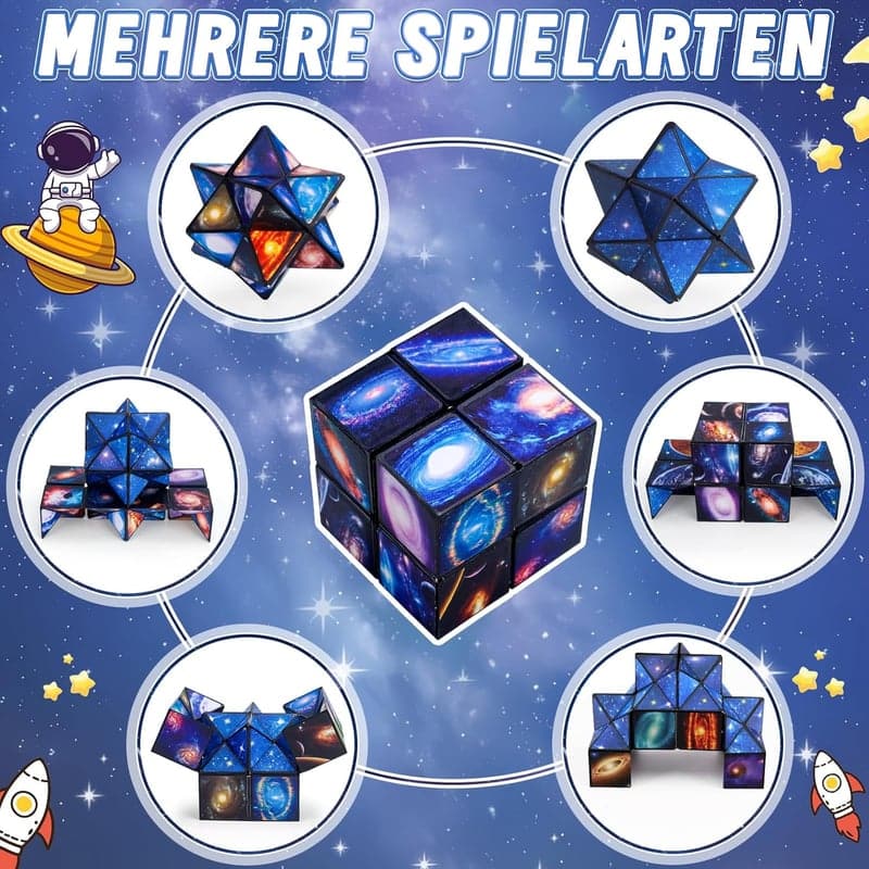Infinity Cube Anti-Stress Würfel für Jungen und Mädchen ab 6 Jahren