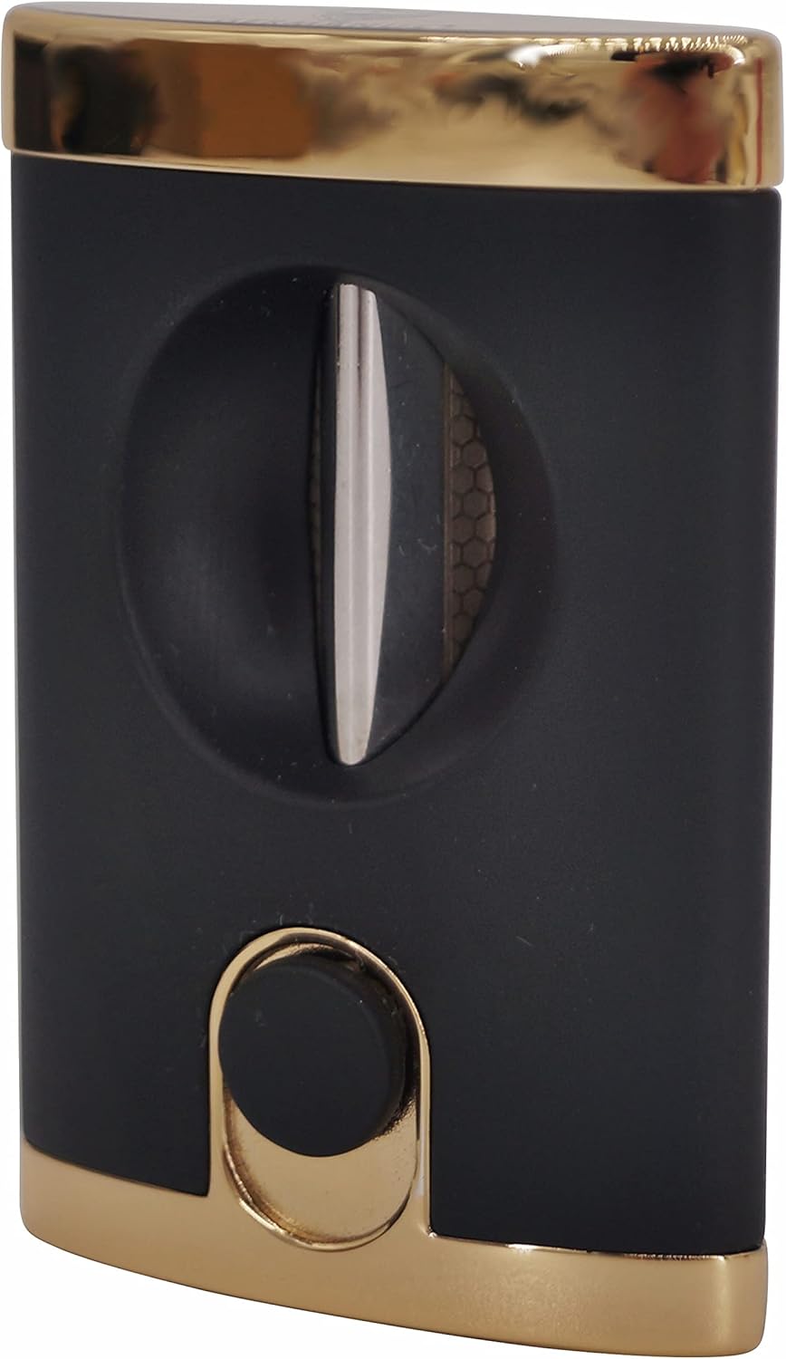 Ernst Premium V-Cutter für Zigarren, Schwarz-Gold