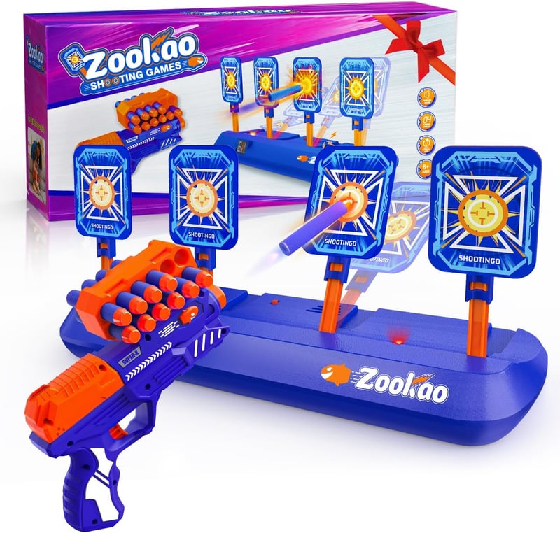 Automatische Zielscheiben für Nerf Gun Spielzeug, ab 6 Έτη, blau