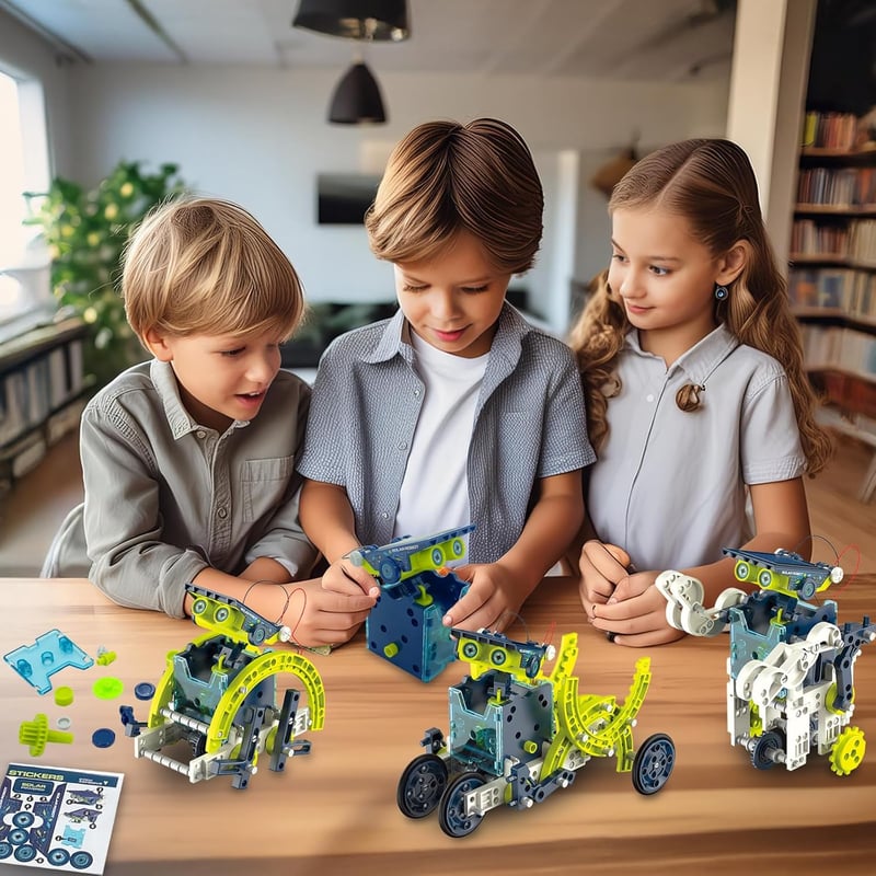 12-in-1 Solar Roboter Konstruktionsspielzeug für Jungen ab 8 Έτη