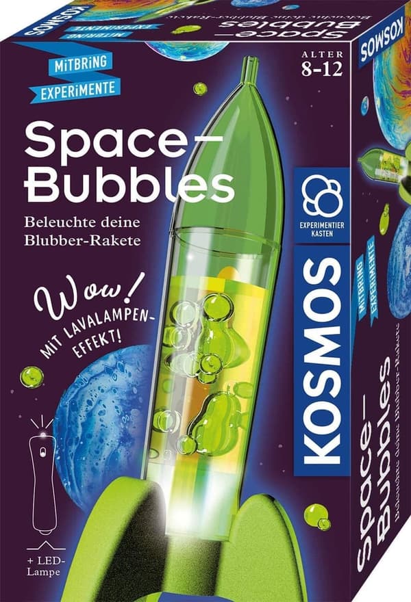 Mini Raketen-Lavalampe DIY Set für Kinder ab 8 Jahren