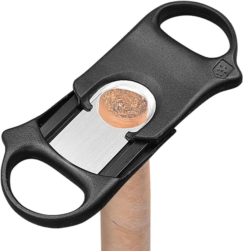 Tragbarer Zigarrenschneider Guillotine - Klassische, glatte Schere