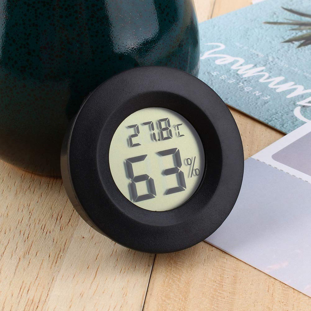 Atyhao Analoges Hygrometer für Humidor und Zigarren mit Glaslinse