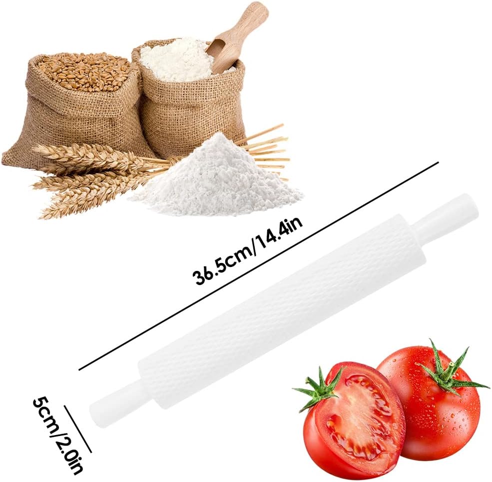 Geprägter Teigroller mit Blumenmuster für kreatives Backen