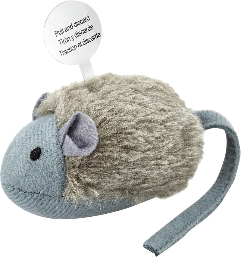 Nobby Plüschmaus mit Stimme, 15 cm, ideal für Kinder.