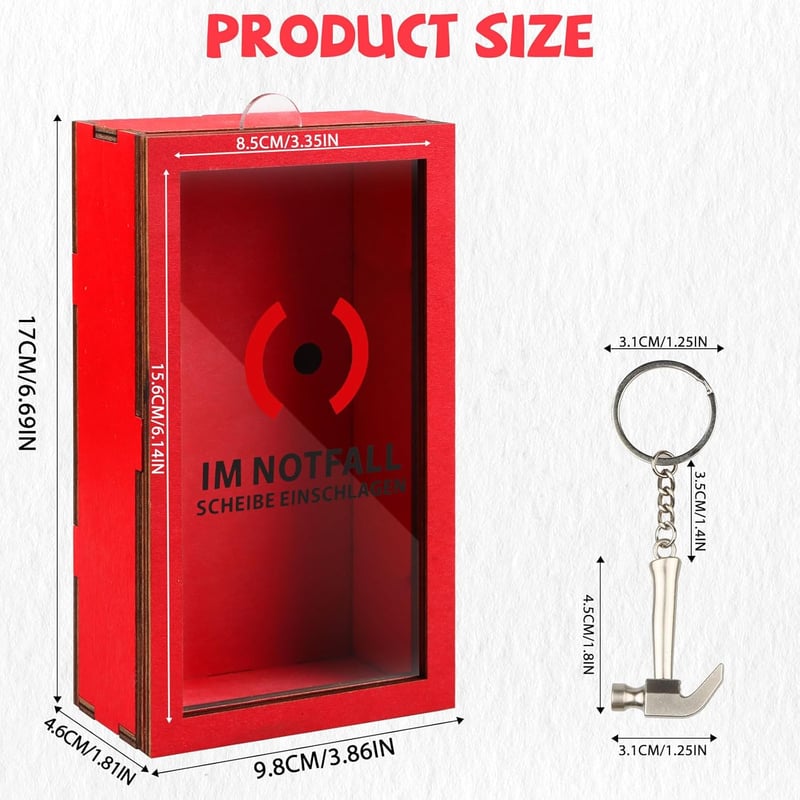 Lustige Notfallbox mit Hammer – Personalisierte DIY Geschenke