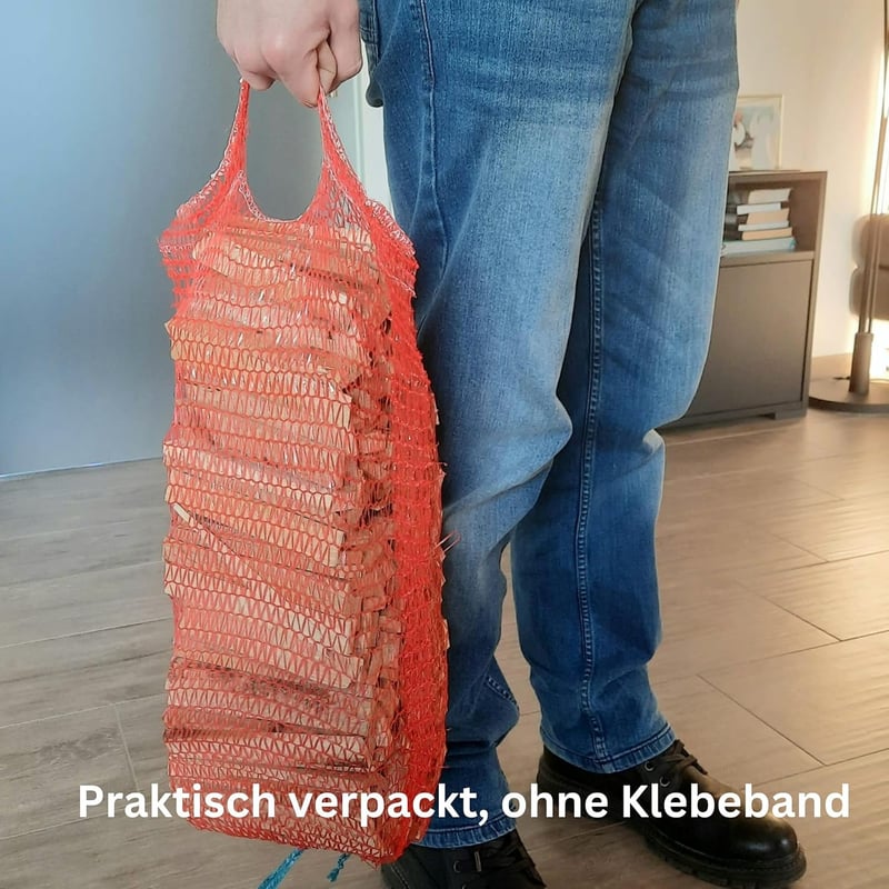 Premium Anfeuerholz aus Eiche – Sauber und trocken für gemütliche Wärme