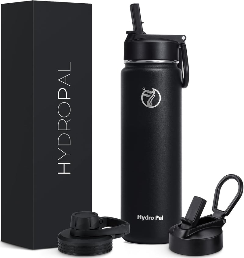 Isolierte Edelstahl-Trinkflasche 750 ml - BPA-frei, auslaufsicher, für Sport
