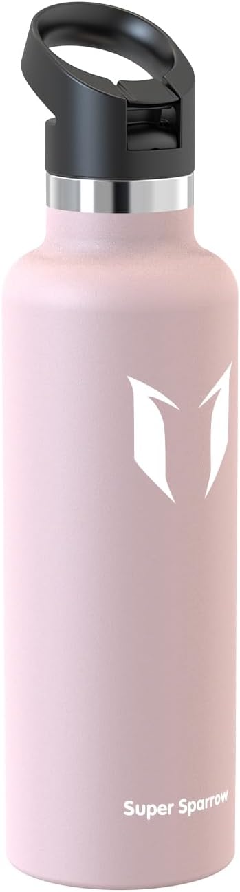 Super Sparrow Edelstahl Trinkflasche - BPA-frei, 350ml bis 1L für Sport und Outdoor